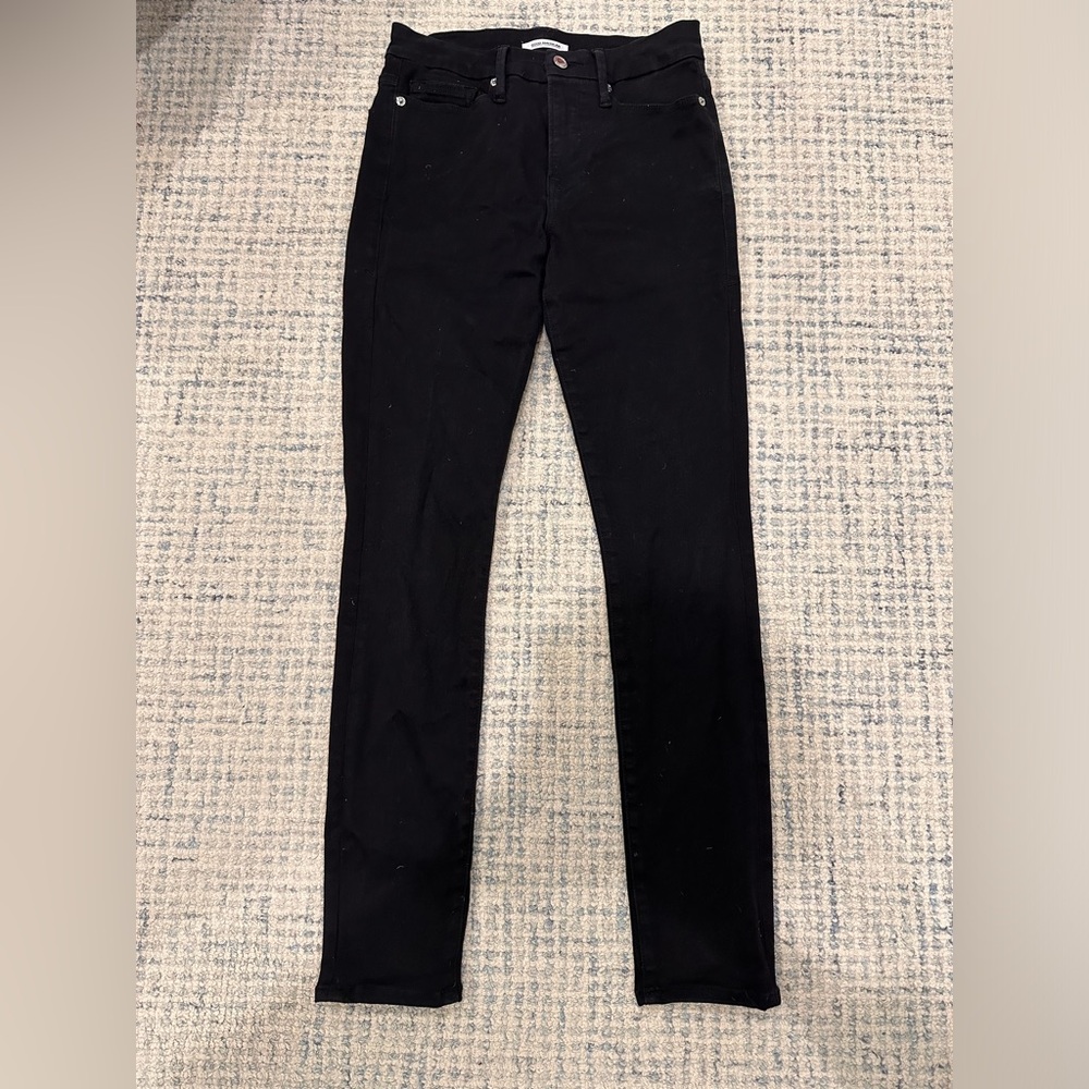 Good American Good Legs black jeans